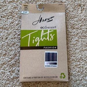 New Hanes EcoSmart Sheer Tights in Black - Small